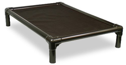 Kuranda Chewproof Dog Bed - Walnut PVC - 44' x 27' - Sunsure Textilene - Sierra