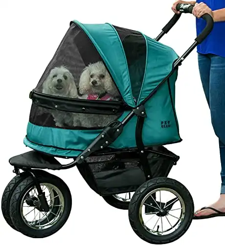 Pet Gear NO-Zip Double Pet Stroller