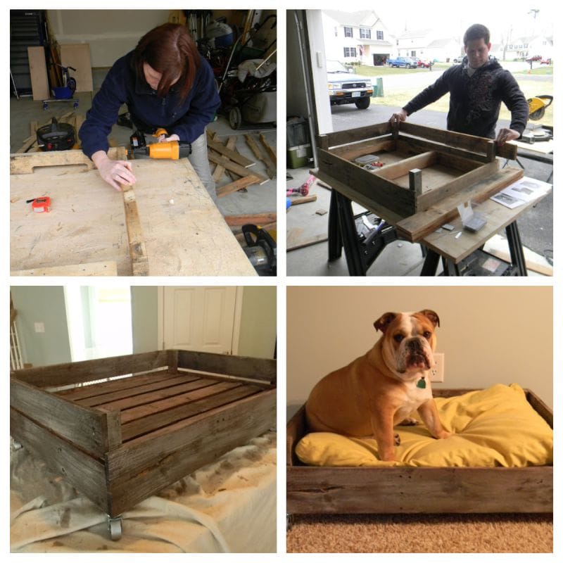 Do-it-yourself pallet bed